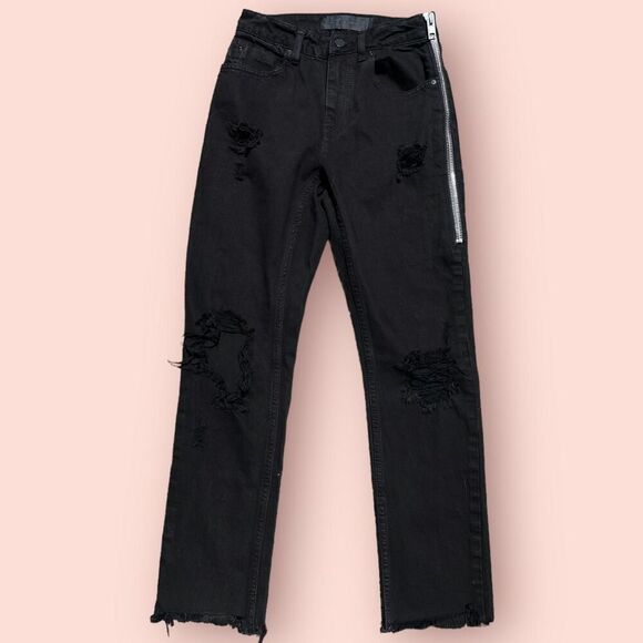 alexander wang x denim cult side zip jeans - Picture 1 of 6